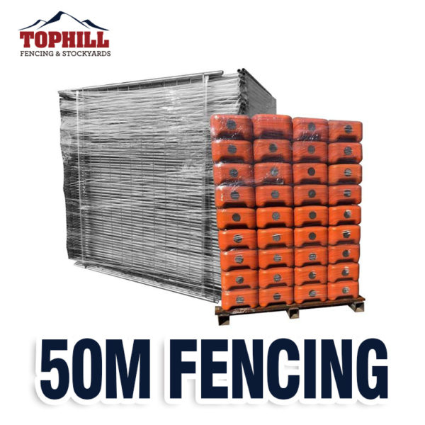 50M Temporary Fence Combo