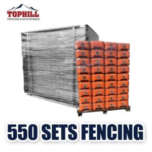 40 feet container temporary fence set