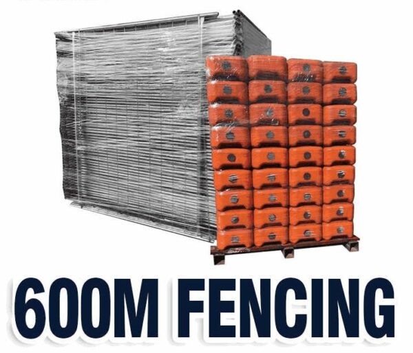 600m temporary fencing