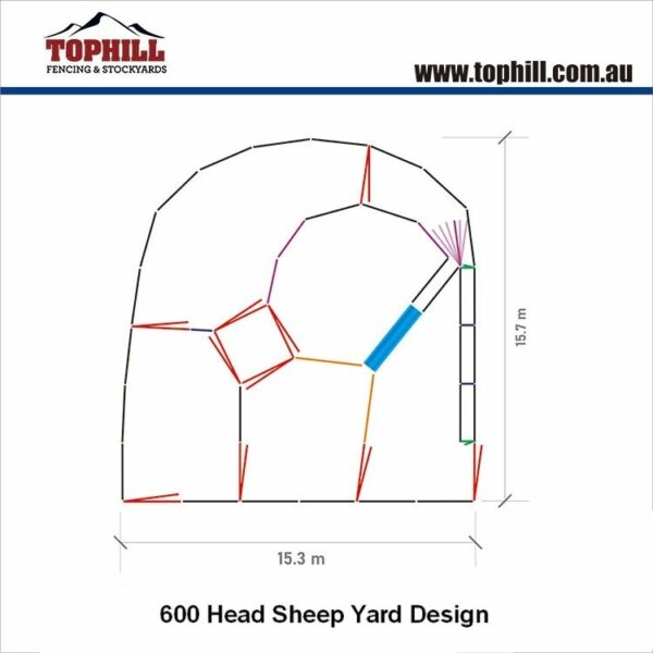 600 Head Sheep Yard Design